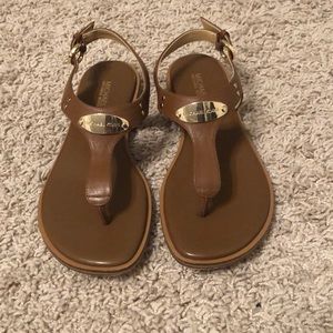 Brown leather Michael Kors Sandals